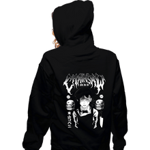 Load image into Gallery viewer, Daily_Deal_Shirts Zippered Hoodies, Unisex / Small / Black Kobeni Metal
