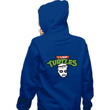 Load image into Gallery viewer, Daily_Deal_Shirts Zippered Hoodies, Unisex / Small / Royal Blue I Like Turtles