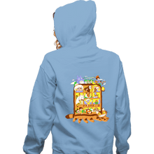 Load image into Gallery viewer, Daily_Deal_Shirts Zippered Hoodies, Unisex / Small / Royal Blue Anime Bus
