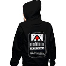 Load image into Gallery viewer, Shirts Zippered Hoodies, Unisex / Small / Black Hunter License