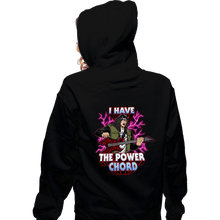 Load image into Gallery viewer, Secret_Shirts Zippered Hoodies, Unisex / Small / Black Power Chord