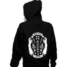 Load image into Gallery viewer, Shirts Zippered Hoodies, Unisex / Small / Black Zombie Attack Survivor