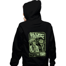 Load image into Gallery viewer, Secret_Shirts Zippered Hoodies, Unisex / Small / Black Beck In Time