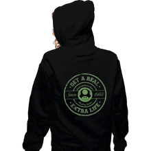 Load image into Gallery viewer, Shirts Zippered Hoodies, Unisex / Small / Black Life