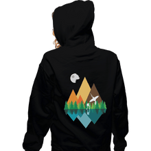 Load image into Gallery viewer, Shirts Pullover Hoodies, Unisex / Small / Black Forest View