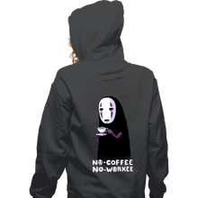 Load image into Gallery viewer, Daily_Deal_Shirts Zippered Hoodies, Unisex / Small / Dark Heather No Face No Coffee