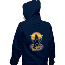 Load image into Gallery viewer, Shirts Pullover Hoodies, Unisex / Small / Navy Retro Evil Tentacle