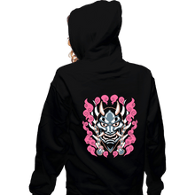 Load image into Gallery viewer, Shirts Zippered Hoodies, Unisex / Small / Black Hannya Mask