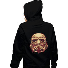 Load image into Gallery viewer, Shirts Pullover Hoodies, Unisex / Small / Black Skull Trooper