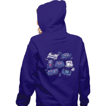 Load image into Gallery viewer, Shirts Pullover Hoodies, Unisex / Small / Violet Segies