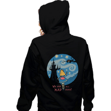 Load image into Gallery viewer, Daily_Deal_Shirts Zippered Hoodies, Unisex / Small / Black Starry Wonderland