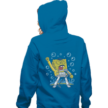 Load image into Gallery viewer, Shirts Zippered Hoodies, Unisex / Small / Royal Blue Sponge Freddy