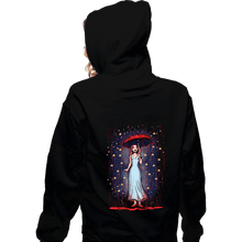 Load image into Gallery viewer, Secret_Shirts Zippered Hoodies, Unisex / Small / Black Carrie In The Rain