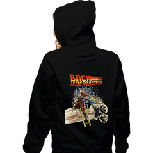 Load image into Gallery viewer, Daily_Deal_Shirts Zippered Hoodies, Unisex / Small / Black Back To The Death Star