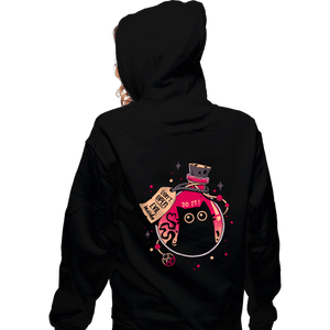 Daily_Deal_Shirts Zippered Hoodies, Unisex / Small / Black Bottled Menace
