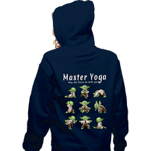 Load image into Gallery viewer, Secret_Shirts Zippered Hoodies, Unisex / Small / Navy Master Yoga!