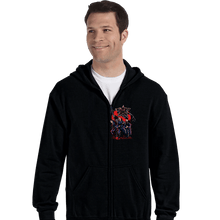 Load image into Gallery viewer, Secret_Shirts Zippered Hoodies, Unisex / Small / Black Gorgon Busters