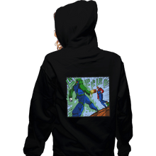 Load image into Gallery viewer, Shirts Zippered Hoodies, Unisex / Small / Black It&#39;s Luigi Time
