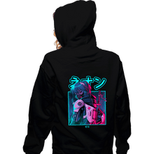 Load image into Gallery viewer, Shirts Zippered Hoodies, Unisex / Small / Black Neon Zero