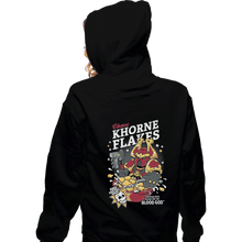 Load image into Gallery viewer, Shirts Pullover Hoodies, Unisex / Small / Black Chaos Khorne Flakes