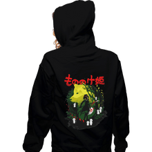 Load image into Gallery viewer, Shirts Zippered Hoodies, Unisex / Small / Black Princess Of The Forest