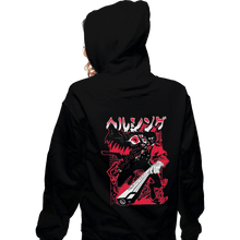 Load image into Gallery viewer, Shirts Zippered Hoodies, Unisex / Small / Black Hellsing Weapon Alucard