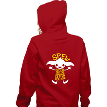 Load image into Gallery viewer, Daily_Deal_Shirts Zippered Hoodies, Unisex / Small / Red SPEW