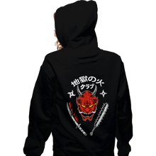 Load image into Gallery viewer, Secret_Shirts Zippered Hoodies, Unisex / Small / Black Jigoku No Hi
