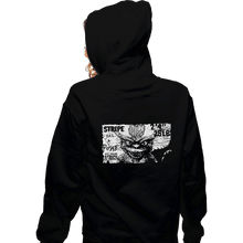 Load image into Gallery viewer, Shirts Zippered Hoodies, Unisex / Small / Black Stripe Has A Posse