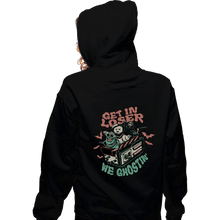 Load image into Gallery viewer, Daily_Deal_Shirts Zippered Hoodies, Unisex / Small / Black We Ghostin'