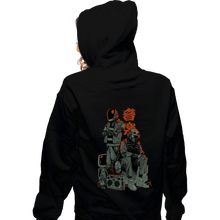 Load image into Gallery viewer, Daily_Deal_Shirts Zippered Hoodies, Unisex / Small / Black Street Punks