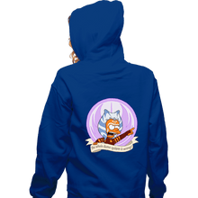 Load image into Gallery viewer, Daily_Deal_Shirts Zippered Hoodies, Unisex / Small / Royal Blue Angry Padawan