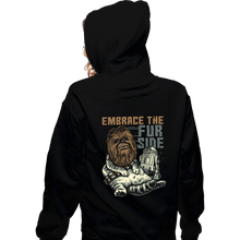 Load image into Gallery viewer, Daily_Deal_Shirts Zippered Hoodies, Unisex / Small / Black Wookie Cat