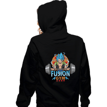 Load image into Gallery viewer, Shirts Zippered Hoodies, Unisex / Small / Black Fusion Gym
