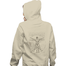 Load image into Gallery viewer, Shirts Zippered Hoodies, Unisex / Small / White Eren Vitruvian