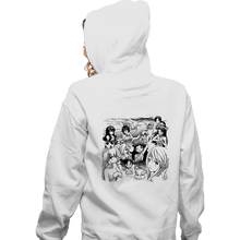 Load image into Gallery viewer, Shirts Zippered Hoodies, Unisex / Small / White Smash Girls Hot Spring