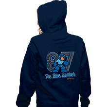 Load image into Gallery viewer, Shirts Zippered Hoodies, Unisex / Small / Navy The Blue Bomber