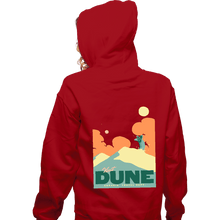 Load image into Gallery viewer, Shirts Zippered Hoodies, Unisex / Small / Red Visit Dune