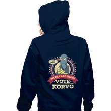 Load image into Gallery viewer, Shirts Pullover Hoodies, Unisex / Small / Navy Vote Korvo