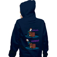 Load image into Gallery viewer, Daily_Deal_Shirts Zippered Hoodies, Unisex / Small / Navy Halloweeen