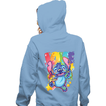 Load image into Gallery viewer, Secret_Shirts Zippered Hoodies, Unisex / Small / Royal Blue Alien Love
