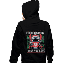 Load image into Gallery viewer, Shirts Pullover Hoodies, Unisex / Small / Black Christmas Love