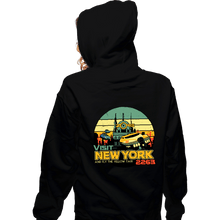 Load image into Gallery viewer, Daily_Deal_Shirts Zippered Hoodies, Unisex / Small / Black Visit New York