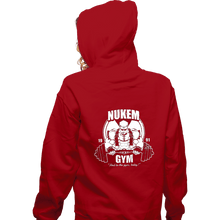 Load image into Gallery viewer, Shirts Zippered Hoodies, Unisex / Small / Red Nukem Gym