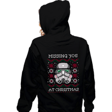 Load image into Gallery viewer, Daily_Deal_Shirts Zippered Hoodies, Unisex / Small / Black Missing You