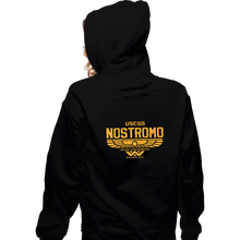Load image into Gallery viewer, Sold_Out_Shirts Zippered Hoodies, Unisex / Small / Black Nostromo Crew