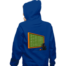 Load image into Gallery viewer, Daily_Deal_Shirts Zippered Hoodies, Unisex / Small / Royal Blue I Will Not Destroy