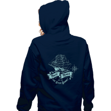 Load image into Gallery viewer, Daily_Deal_Shirts Zippered Hoodies, Unisex / Small / Navy The Polite Menace