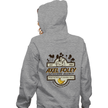 Load image into Gallery viewer, Daily_Deal_Shirts Zippered Hoodies, Unisex / Small / Sports Grey Axel Foley Detective Agency