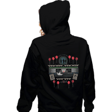 Load image into Gallery viewer, Shirts Zippered Hoodies, Unisex / Small / Black Ugly Holi-derry Sweater